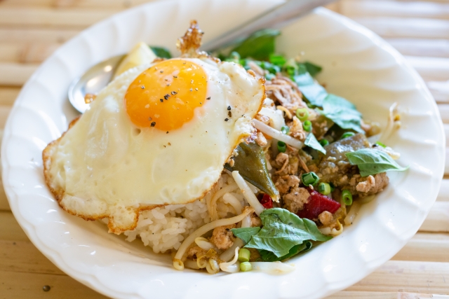 アジア系の料理は高たんぱく低脂質の物が多い