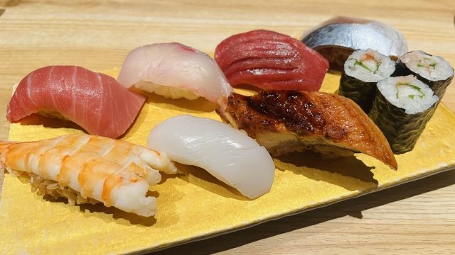 お寿司はたんぱく質と良質な脂質を摂ることができる